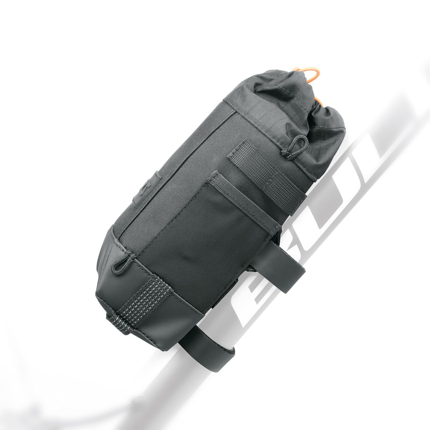 SKS GERMANY URBAN STEM Bag wielofunkcyjna torba rowerowa (wiele możliwości montażu, szybki dostęp, wodoodporna, na kierownicę, siodełko lub górną rurę, odblaskowa), czarna | Wiele możliwości mocowania, szybki dostęp, wodoodporny, do kierownicy, siodełka l