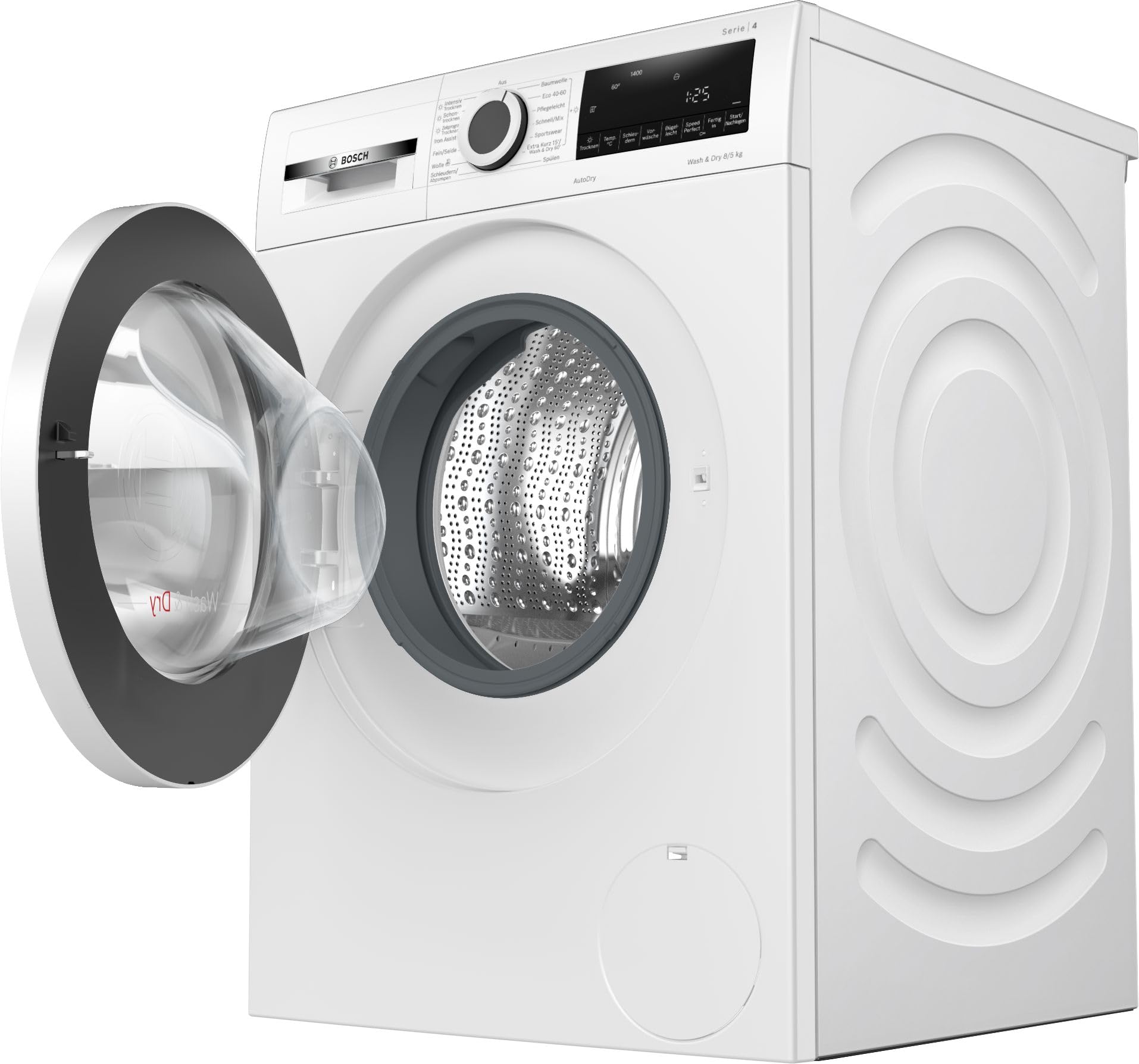 Bosch Serie 4 WNA13470 Waschtrockner 8 kg Waschen 5 kg Trocknen 1400 UpM AutoDry Iron Assist AquaStop