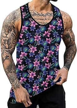 Amazon.com: SUWBMHWE Mesh Tank Top Men Mesh Comfortable