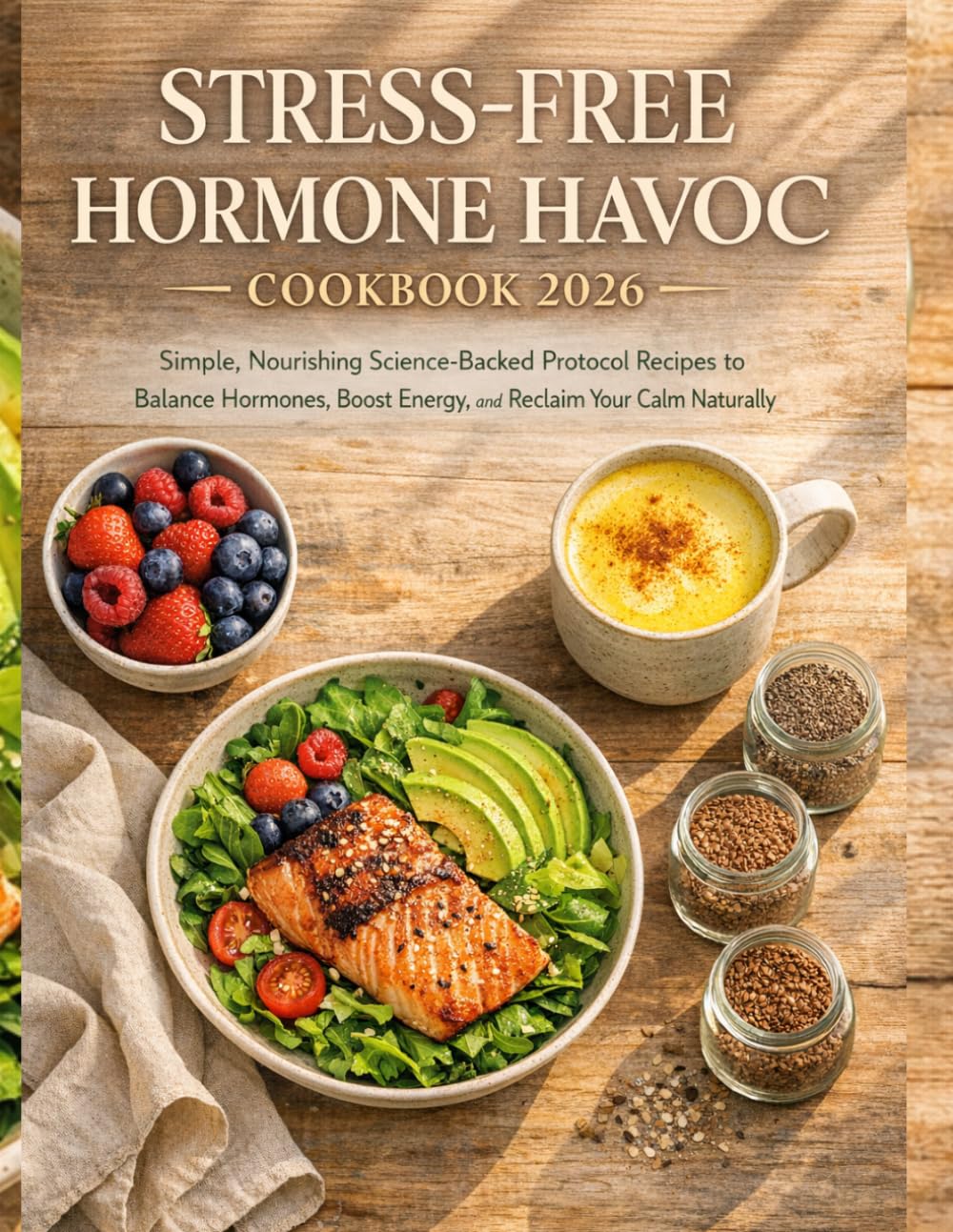 STRESS-FREE HORMONE HAVOC COOKBOOK 2026: Simple, Nourishing Science-Backed Protocol Recipes to Balance Hormones, Boost Energy, and Reclaim Your Calm Naturally