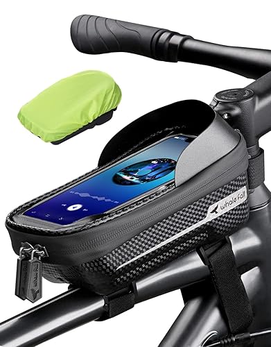 whale fall Bike Frame Bag Waterproof, 3D Eva Hard Shell,