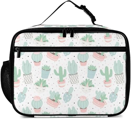 Miniatura 9 de Muishi Lonchera reutilizable con diseño de abejas lindas, bolsa de almuerzo aislada, lonchera para comida y alimentos, bolsa de mano para mujeres,