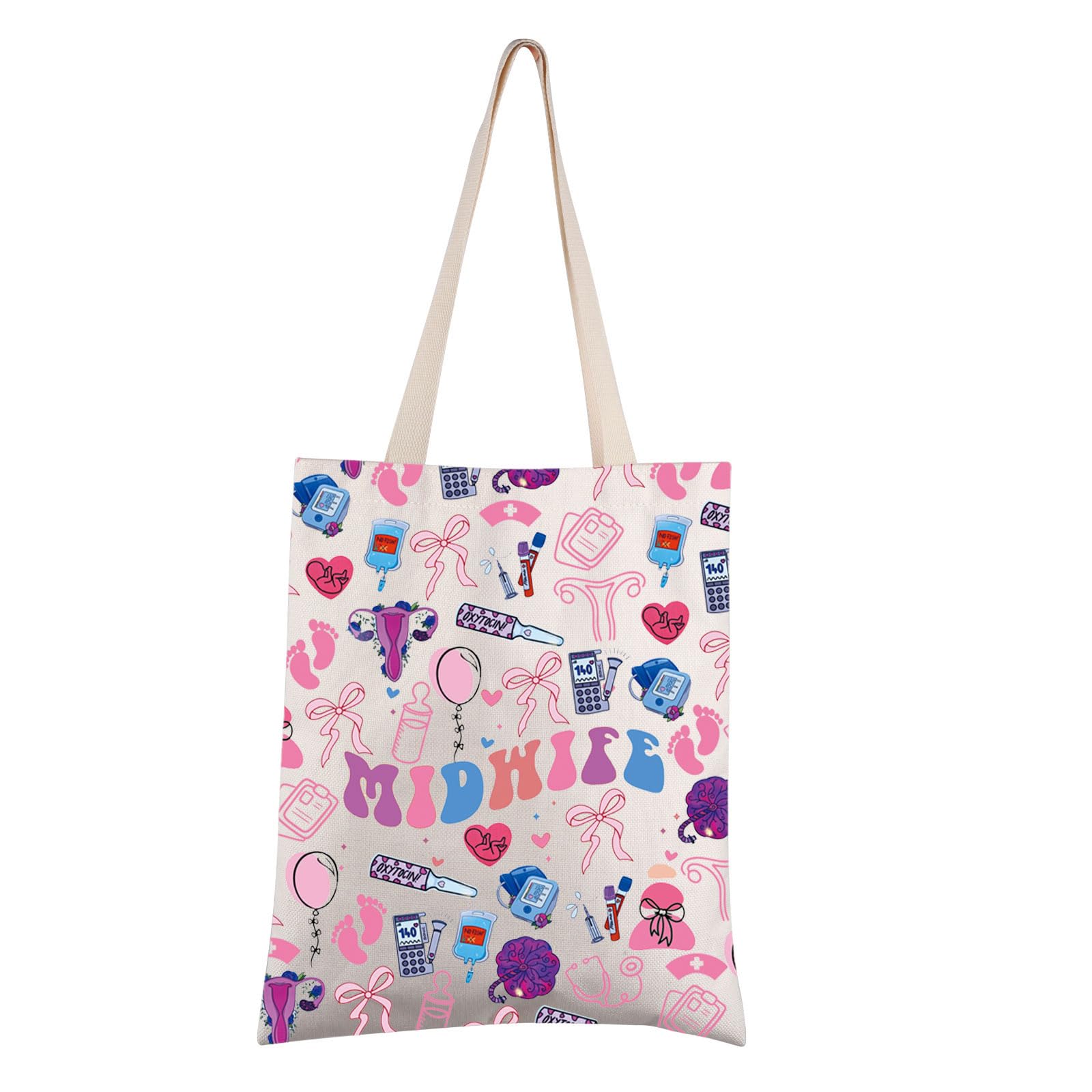 KUIYAI Borsa a tracolla per ostetrica, ostetrica, ostetrica, ginecologo, ostetrica, regalo di ringraziamento, Midwifexkuk, SMALL