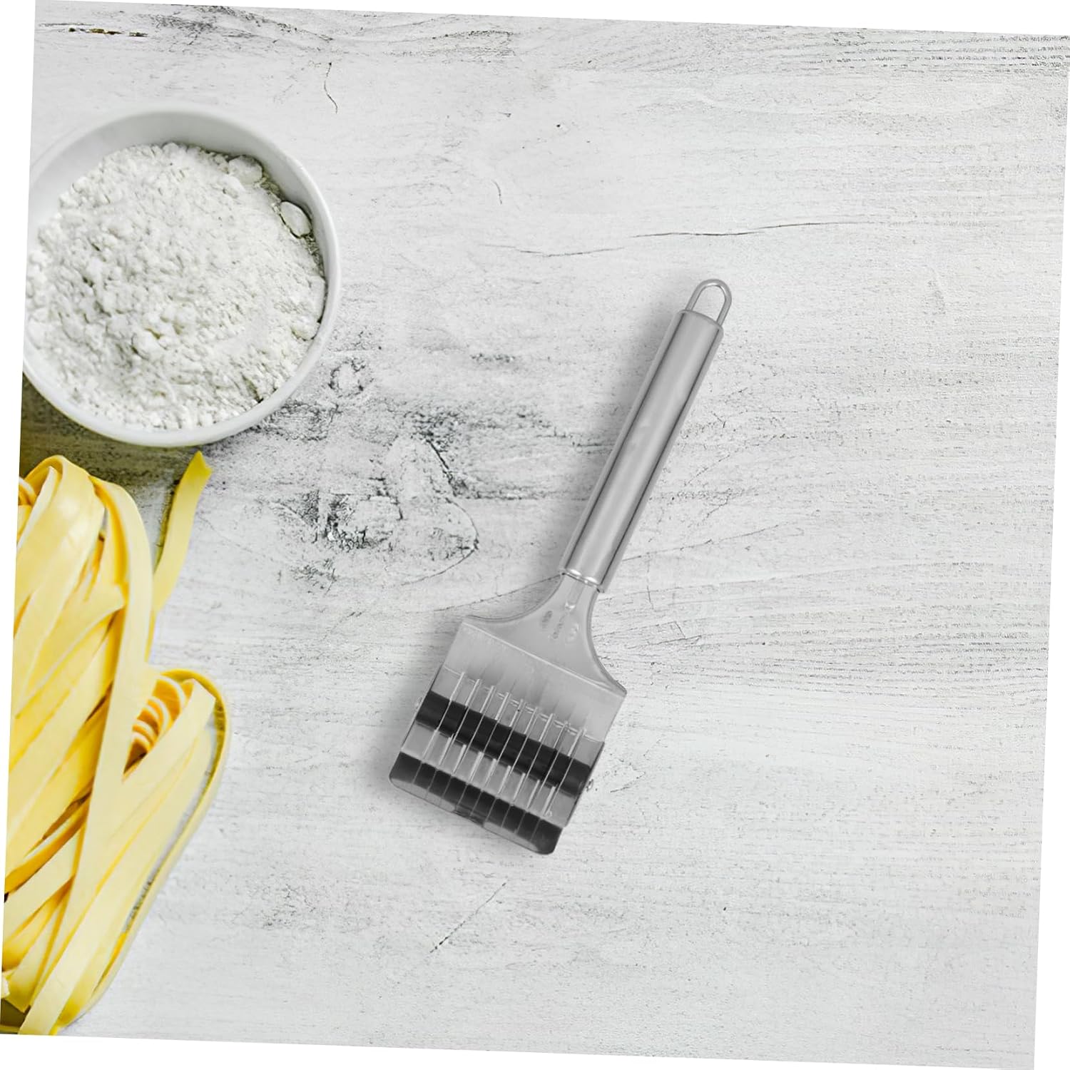 1pc Manual Pasta Machine Maker Noodles Cutter Stainless Steel Home Commercial Use image 5