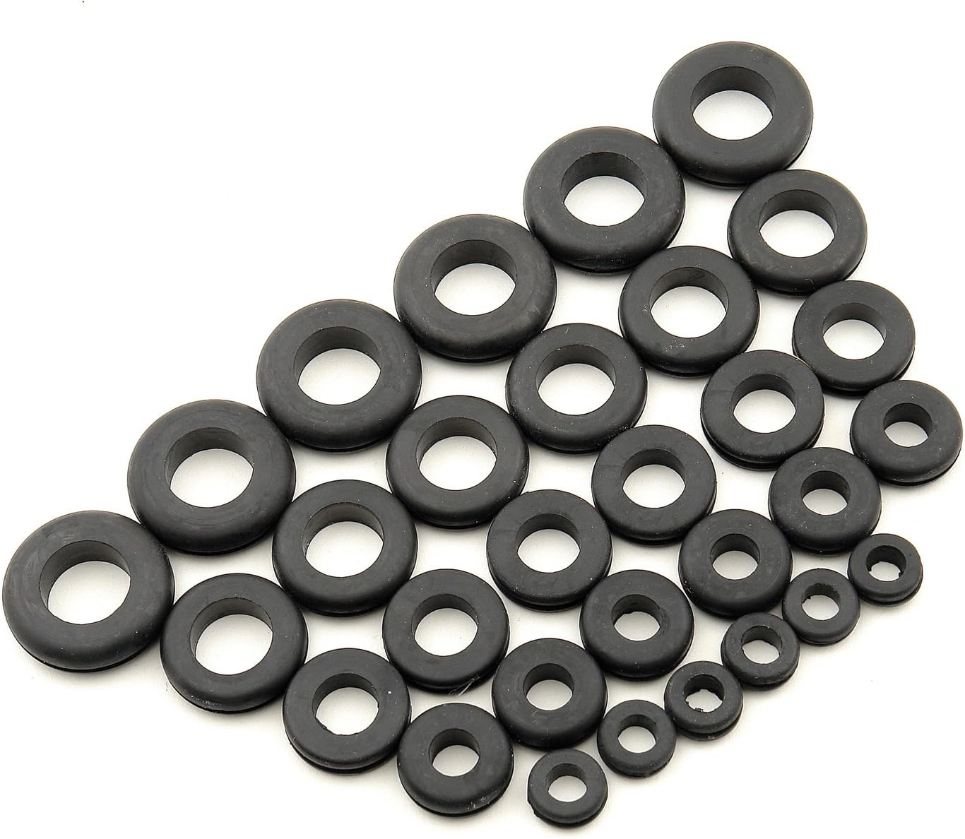 Mr Gasket 3706 Rubber Grommet Assortment Kit - Pack of 30