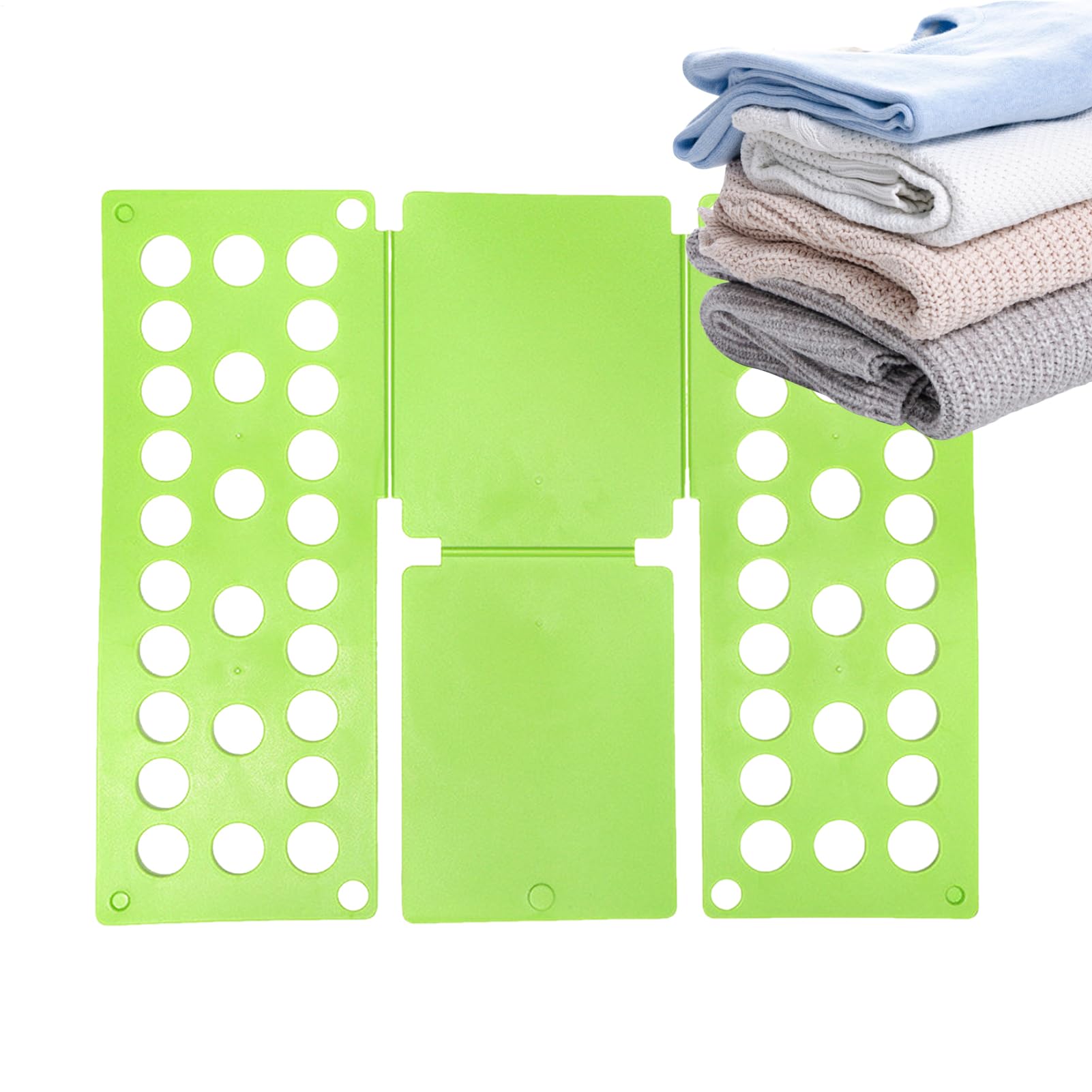 Clothes Folder Folding Board | Laundry Folders Folding Boards,Fast Foldable Laundry Organizer Liner Sorter Fold Helper for Adults Children Travel Home Dorm Green