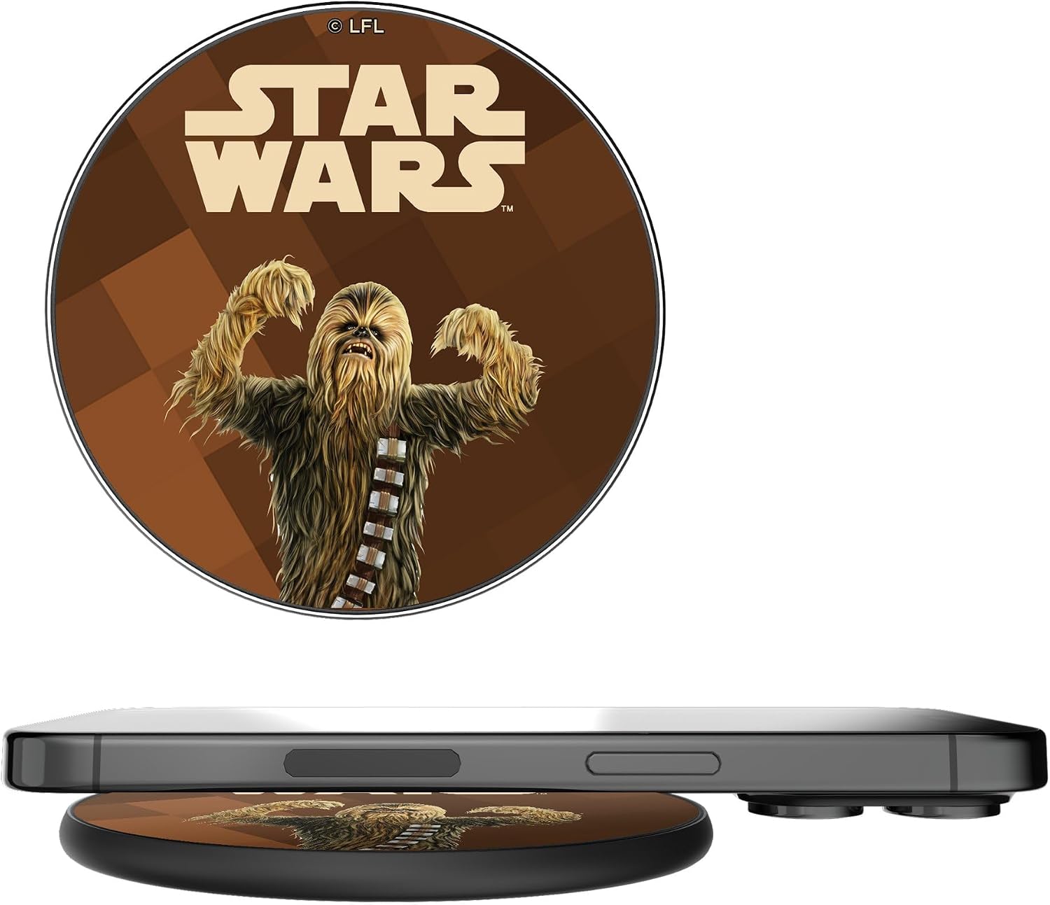 Star Wars Yoda Color Block 15-Watt Wireless Charger