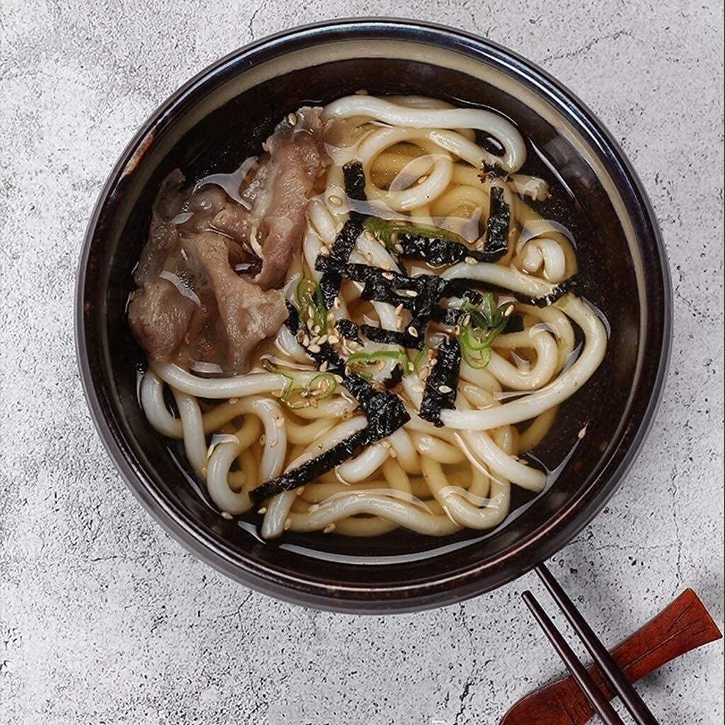 Zestaw misek na musli, ceramiczna miska obiadowa, sałatka, zupa, ramen, ryż, makaron, desery, owoce, płatki śniadaniowe, miska, desery, makaron, salaterka
