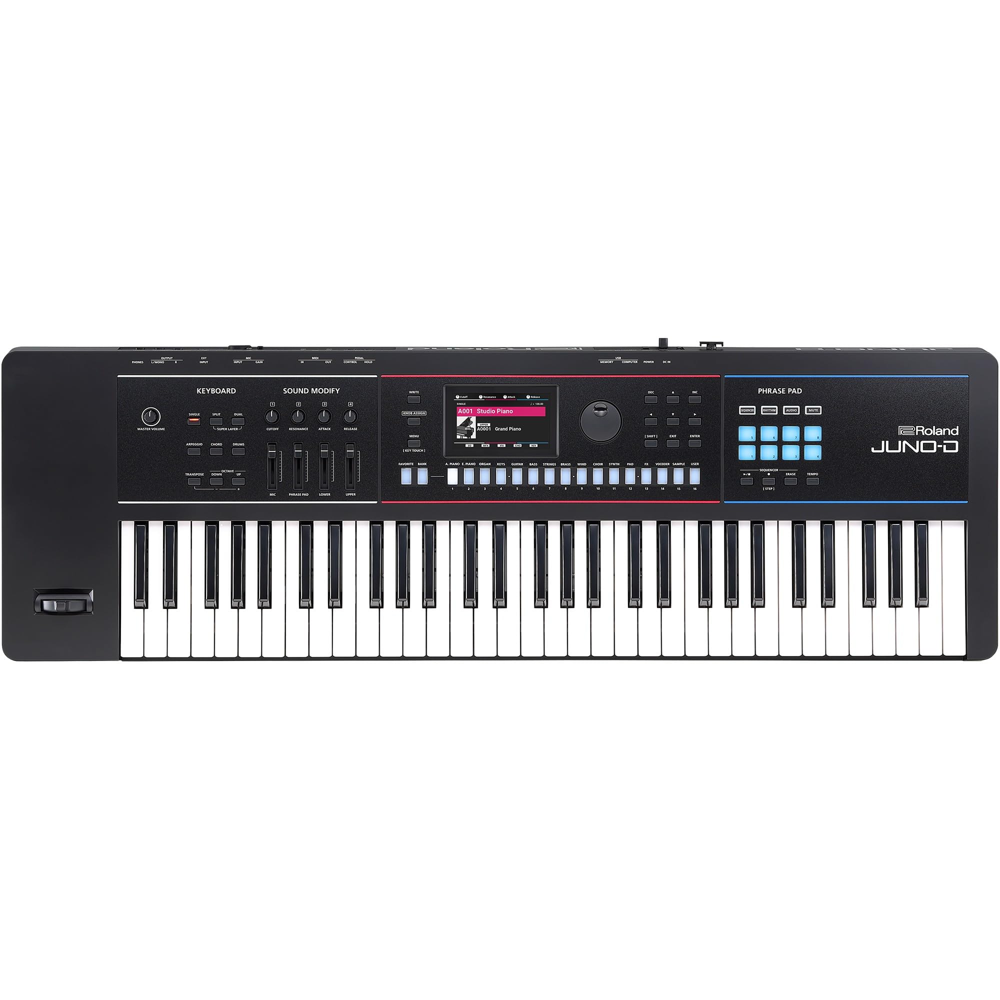 Amazon.co.jp: Roland JUNO-D6 シンセサイザー | 61鍵 セミウェイ