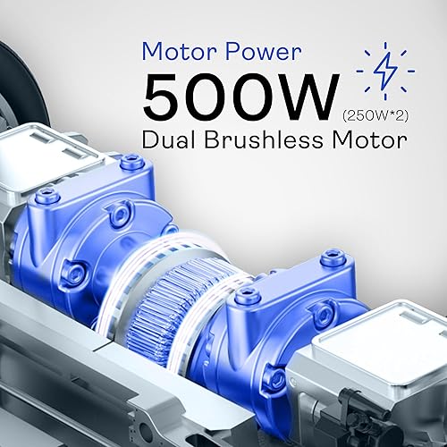 Miniatura 8 de Sillas de ruedas eléctricas para adultos, todo terreno, resistentes, de doble motor, plegables, motorizadas, para personas mayores, silla de ruedas