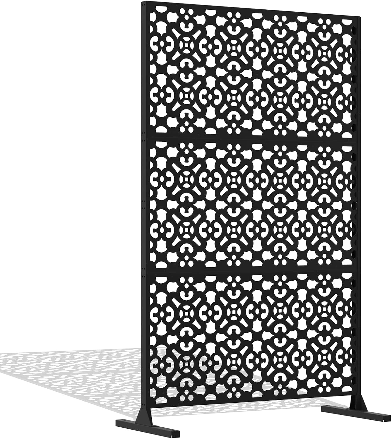 Outdoor Privacy Screen Metal Freestanding 6FT Decorative
