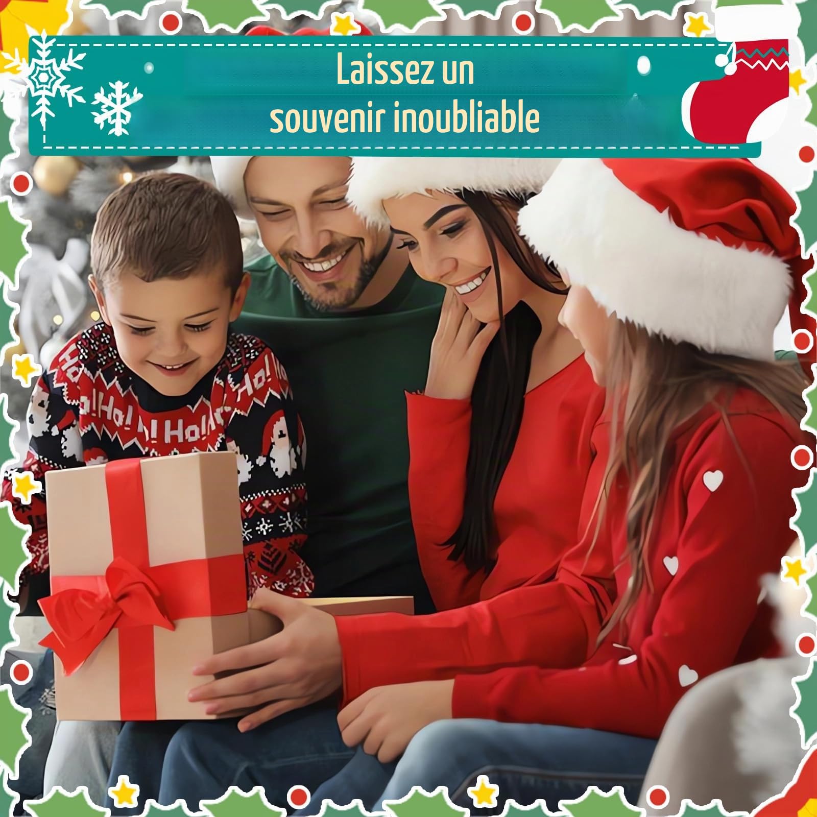 Calendrier de l'Avent 24 pièces 2025, calendrier de l'Avent Christmas Vacation, calendrier de Noël décoratif 24 jours compte à rebours pour adultes (A)