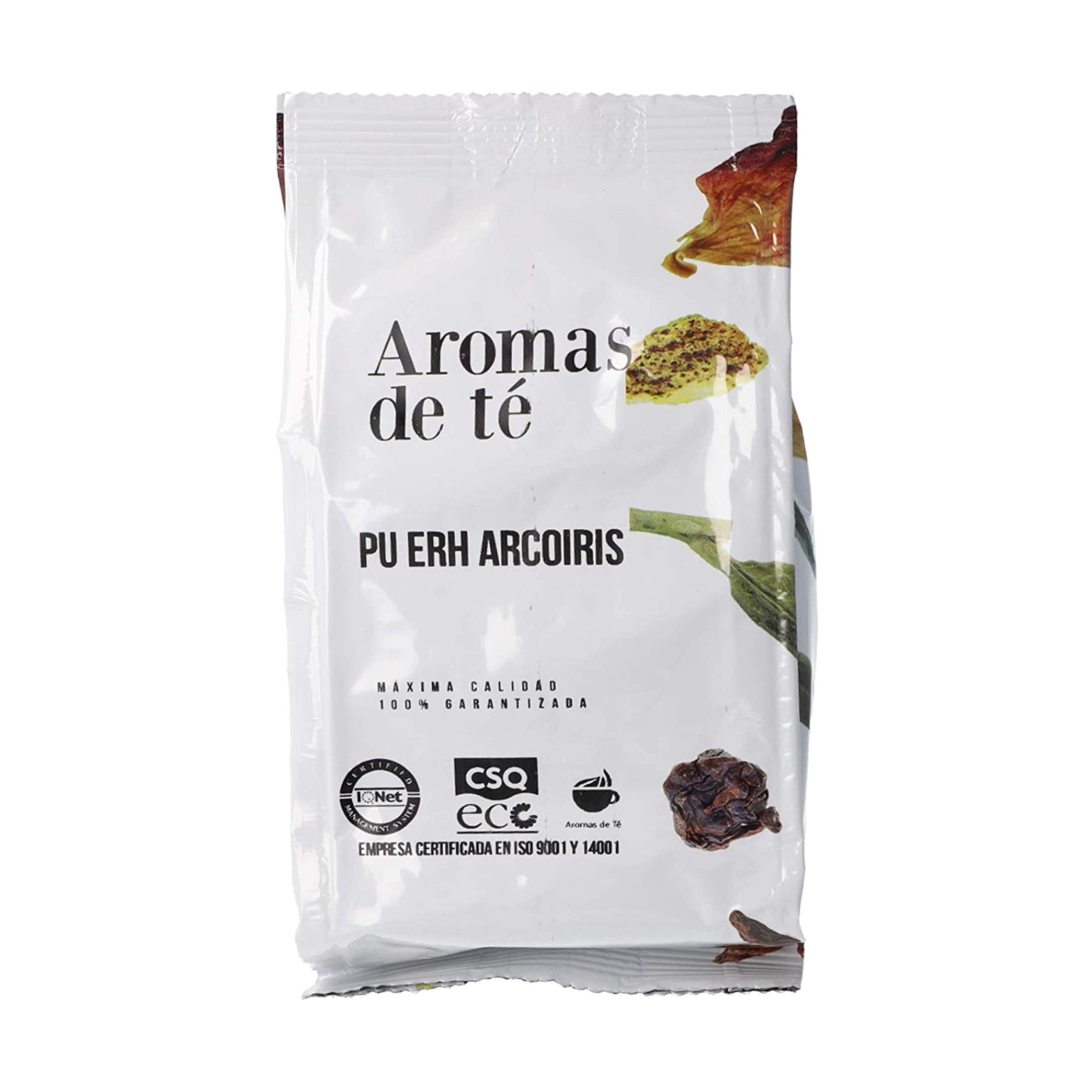 Té Rojo Pu Erh Arcoiris con Cardamomo, Canela, Manzana, Naranja, Clavo y Pimienta Rosa - Digestivo - 100 g
