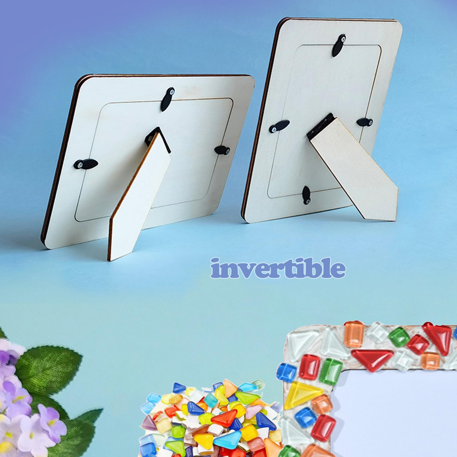 Kit De Marco De Fotos DIY – Manualidades Creativas Para Niños De 6 A 12 Años Y Adultos – Incluye Marco De Madera, Accesorios, Pegamento Y Pinzas – Regalo De Cumpleaños Y Navidad