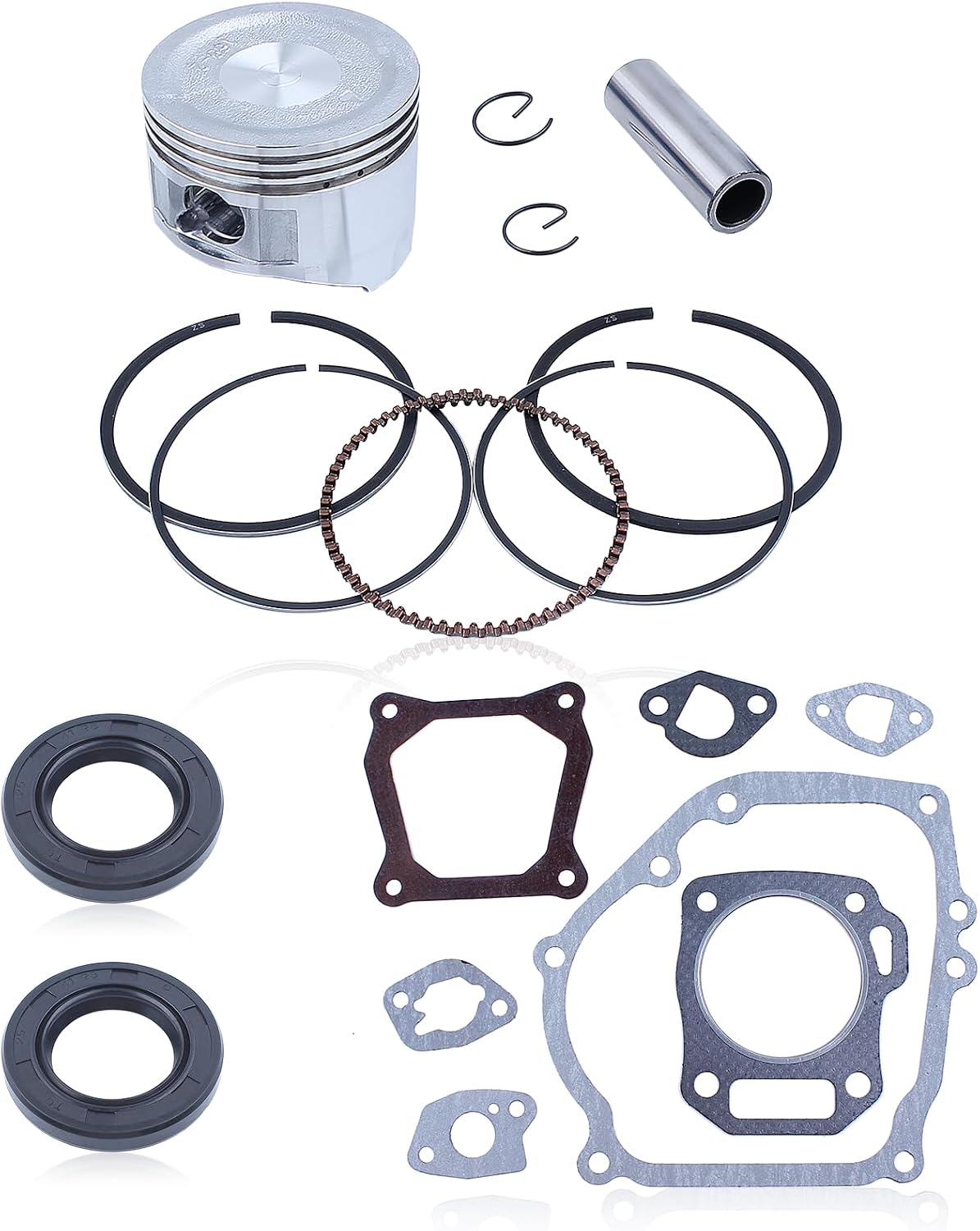 Zestaw oleju uszczelnień tłokowych 68 mm do silnika Honda Gx160 Gx200 5 5Hp 6.5Hp 168F 13101 Zf7 010 13101 Zh8 010 91201 Z0T 801