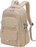 Aesthetic Daypack Backpack, Water-Resistant, Featuring Touch-Fastener and Anti-Theft Pockets
