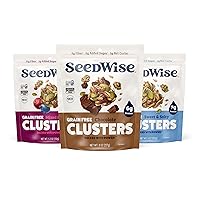 Vista 8 de Ozery Bakery Super Seed Crunch Clusters, chocolate, a base de plantas, vegano, aperitivo Keto, 5.3 onzas (paquete de 6)