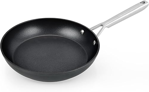 Wodillo Sartén antiadherente, sartén antiadherente para tortilla, base de inducción, anodizado duro, duradero y apto para horno hasta 420 F, apto