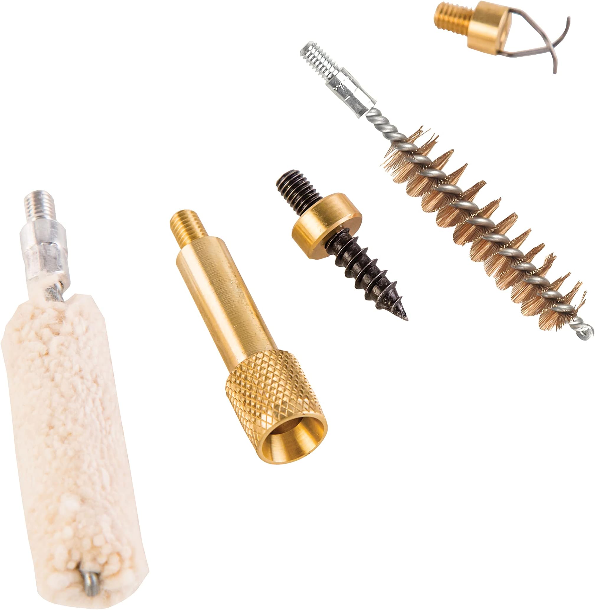 Thompson Center Ramrod Accessory Kit .50 Caliber with Super Jag, Bullet Puller, Cotton Bore Swab, Bronze Bore Brush, and Worm Patch Puller for Muzzleloaders, Black Powder Rifle, Hunting, and Outdoors