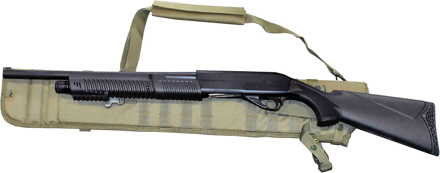 Trinity scabbard Padded Case for Savage stevens 320 Tactical case Hunting Storage Soft Range molle Holster Bag Shoulder Military Security atv Horse Motorcycle Truck Quad Carry Padded Bag Green 34 in