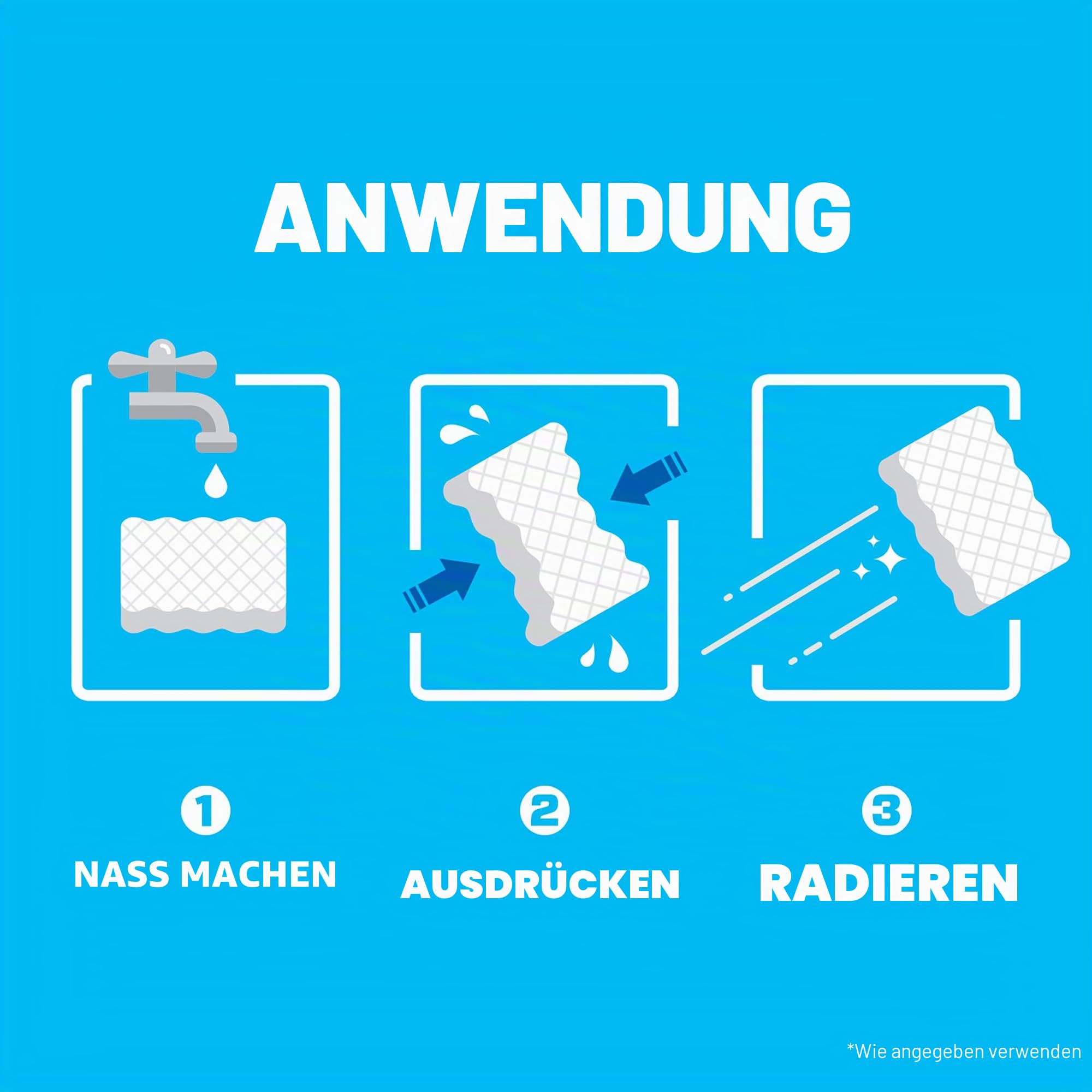 Mr. Clean Magischer Radiergummi, extra langlebig, Mehrzweck-Reiniger, Schuh, Badezimmer, Dusche und Autofenster und Windschutzscheibenreiniger, Reinigungspads, 10 Stück