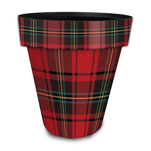 Briarwood Lane Holiday Plaid Large Planter