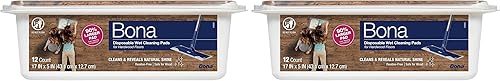 Miniatura 7 de Bona Toallas húmedas para limpiar pisos de madera desechables Paquete de 12 unidades 12 Count paquete de de 1