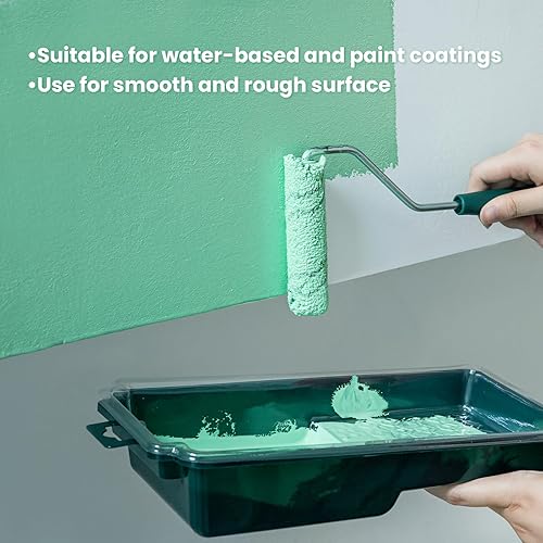 Miniatura 2 de Rodillo de pintura de microfibra de 4 pulgadas, cubiertas de rodillo de pintura pequeñas (siesta de 38 pulgadas, paquete de 40), mini rodillos de