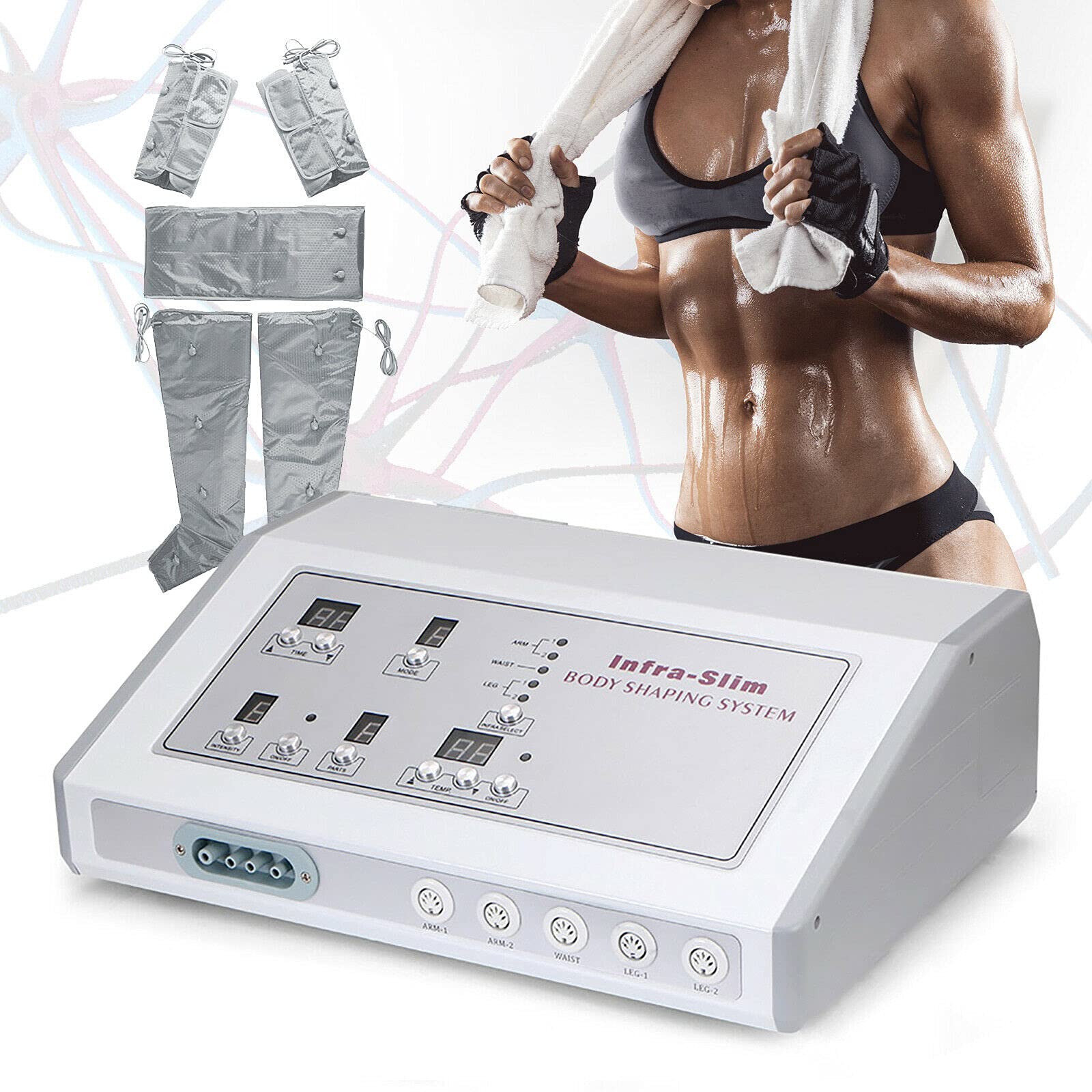 Masaje linfático drenaje del aire Sistema Far Suit Dispositivo de masaje Lymphgerät Weight Loss