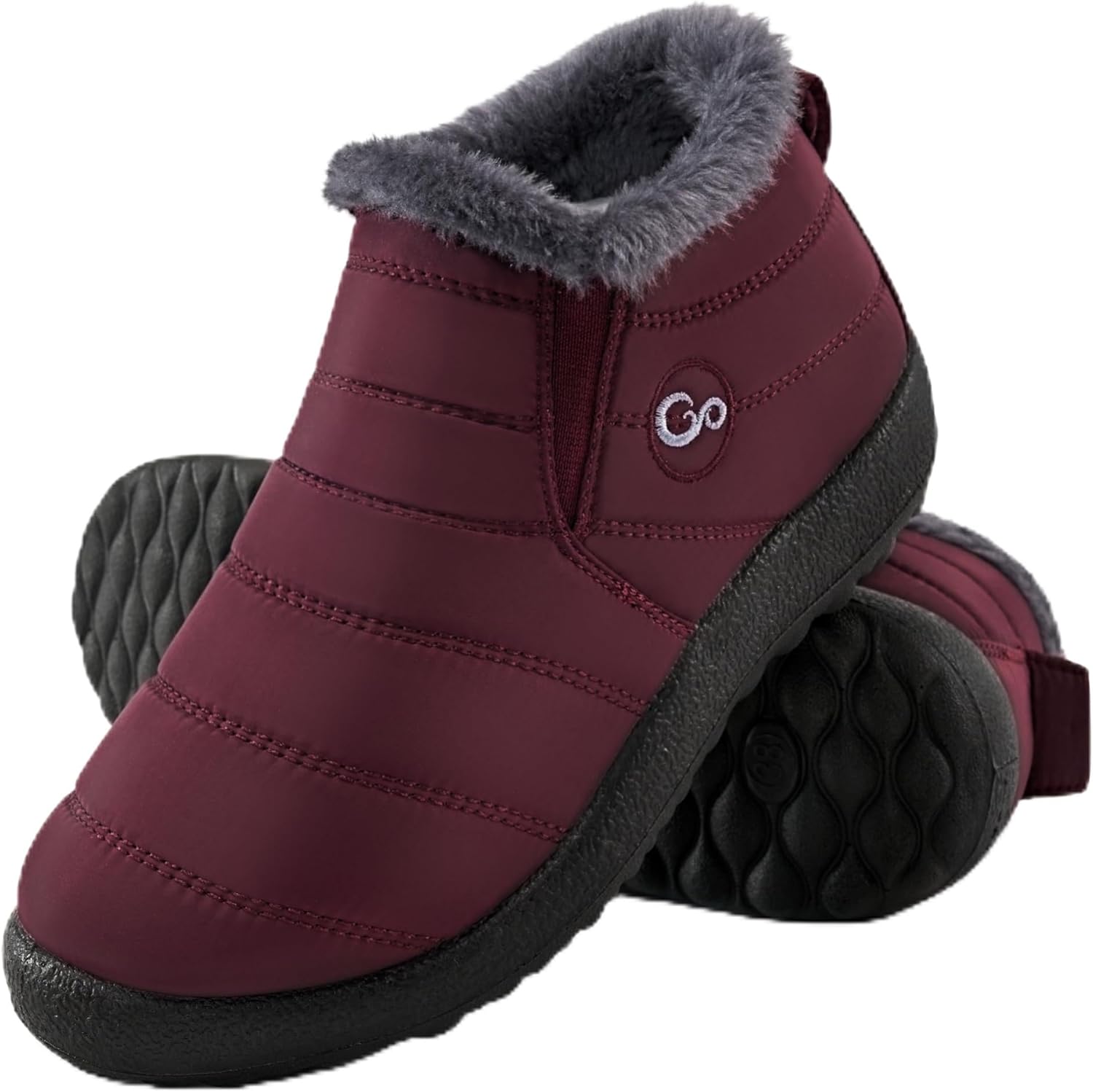 Snow Boots for Women Winter: Warm Fur Lined Ankle Booties Comfortable Waterproof Slip On Lightweight Womens Boots