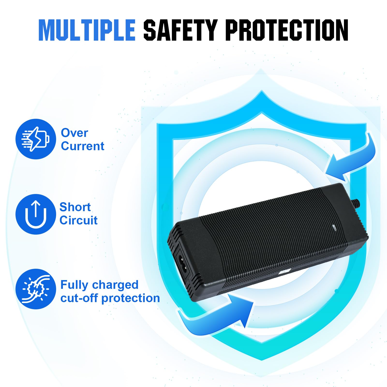 DCHOUSE 12V 100Ah LiFePO4 Bluetooth Batterie avec Chargeur 10A, Bluetooth et Coupure Basse température, BMS 100 A, idéale pour Les Moteurs de pêche à la traîne, la Marine, Solaire