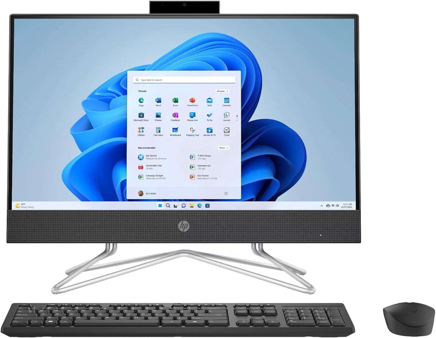 HP 21.5″ FHD All-in-One PC, Intel Pentium Silver J5040, Intel UHD Graphics 605, 8GB RAM, 128GB SSD, 720p HD Camera, Wi-Fi and Bluetooth, Black, Windows 11 Home in S Mode (Model: 22-dd0153w) HP 21.5″ FHD All-in-One PC, Intel Pentium Silver J5040, Intel UHD Graphics 605, 8GB RAM, 128GB SSD, 720p HD Camera, Wi-Fi and Bluetooth, Black, Windows 11 Home in S Mode (Model: 22-dd0153w)