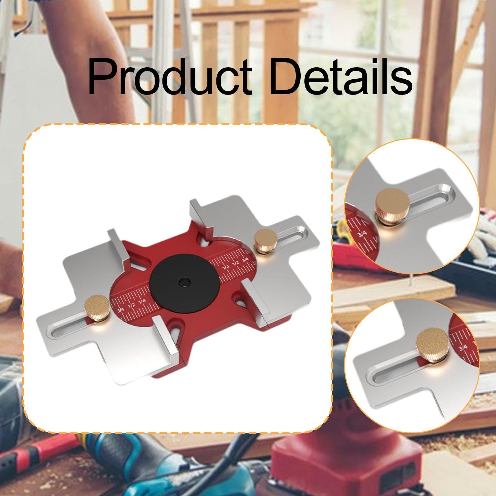 Fresadora de Madera Compacta para Ranurar Y Ubicar Muebles, Empalmes Y Armarios.