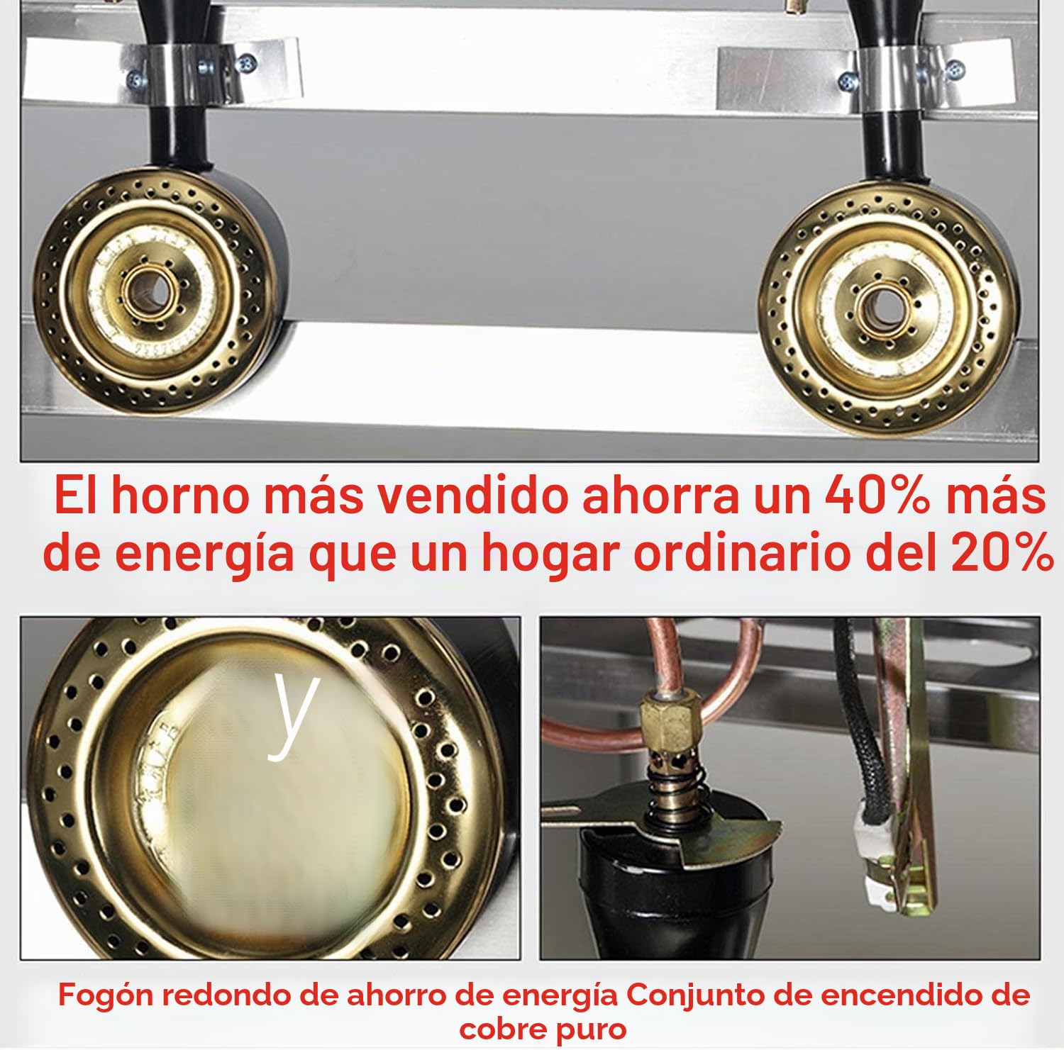 Freidora de gas de acero inoxidable con cesta para restaurantes comerciales y equipos de cocina en el hogar