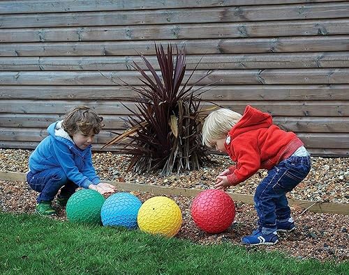 Miniatura 7 de TickiT 75041 Pelotas de fácil agarre, juego de 4, aprende a lanzar y atrapar, bolas de aprendizaje táctiles, multicolor