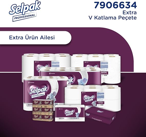 Selpak Prof Pro Ekstra 200x24 V Kat.Peçete