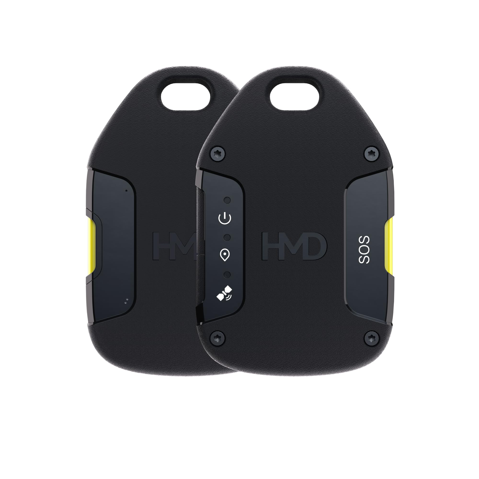 HMD OffGrid Satellitenkommunikator (Bluetooth 5.1, kompatibel mit Android und iOS, IP68, Satellitennachrichten, SOS-Dienste,Standortverfolgung, 3 Tage Akku) Schwarz