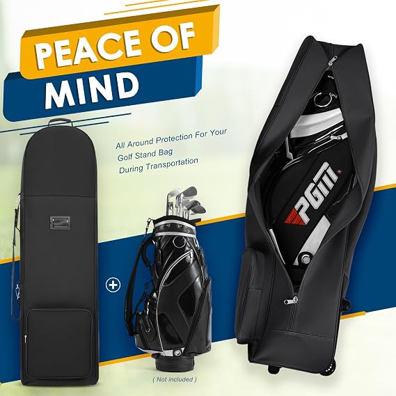 DAREKUKU Golf Travel Bag for Airlines - Heavy Duty 900D Oxford Fabric