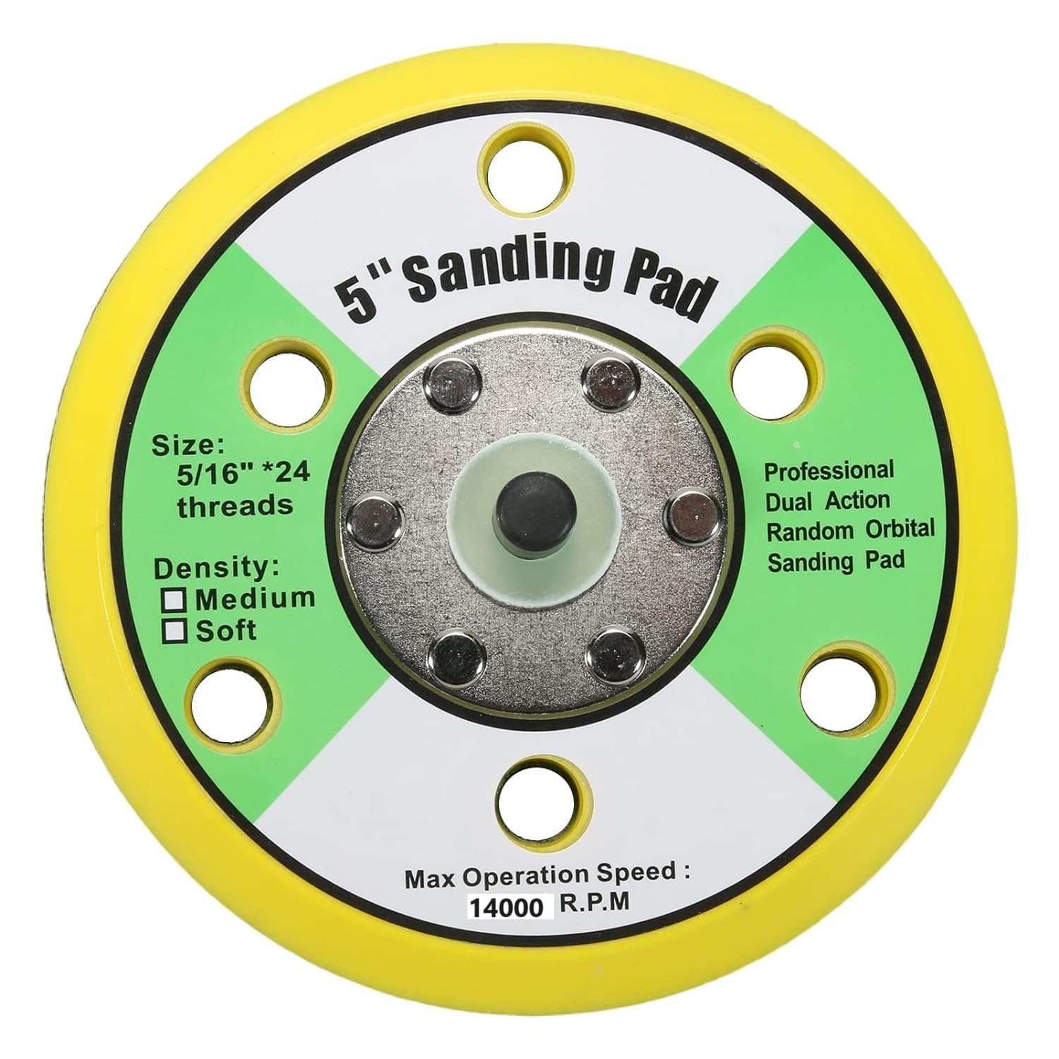 KING PRO 5Inch 6 Hole Hook and Loop Orbital Sander Replacement Pad Backing Pad for Air Sander (B0CQHPRVC8) Amazon Price History, Amazon Price Tracker