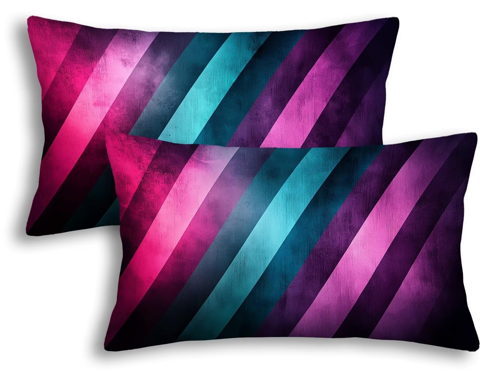 Housse de coussin bande velours pour embellir le lit ou le canape de votre salon moderne
