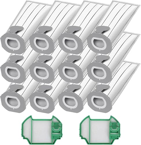 12 bolsas para aspiradora Vorwerk Kobold VK7 FP7 con 2…