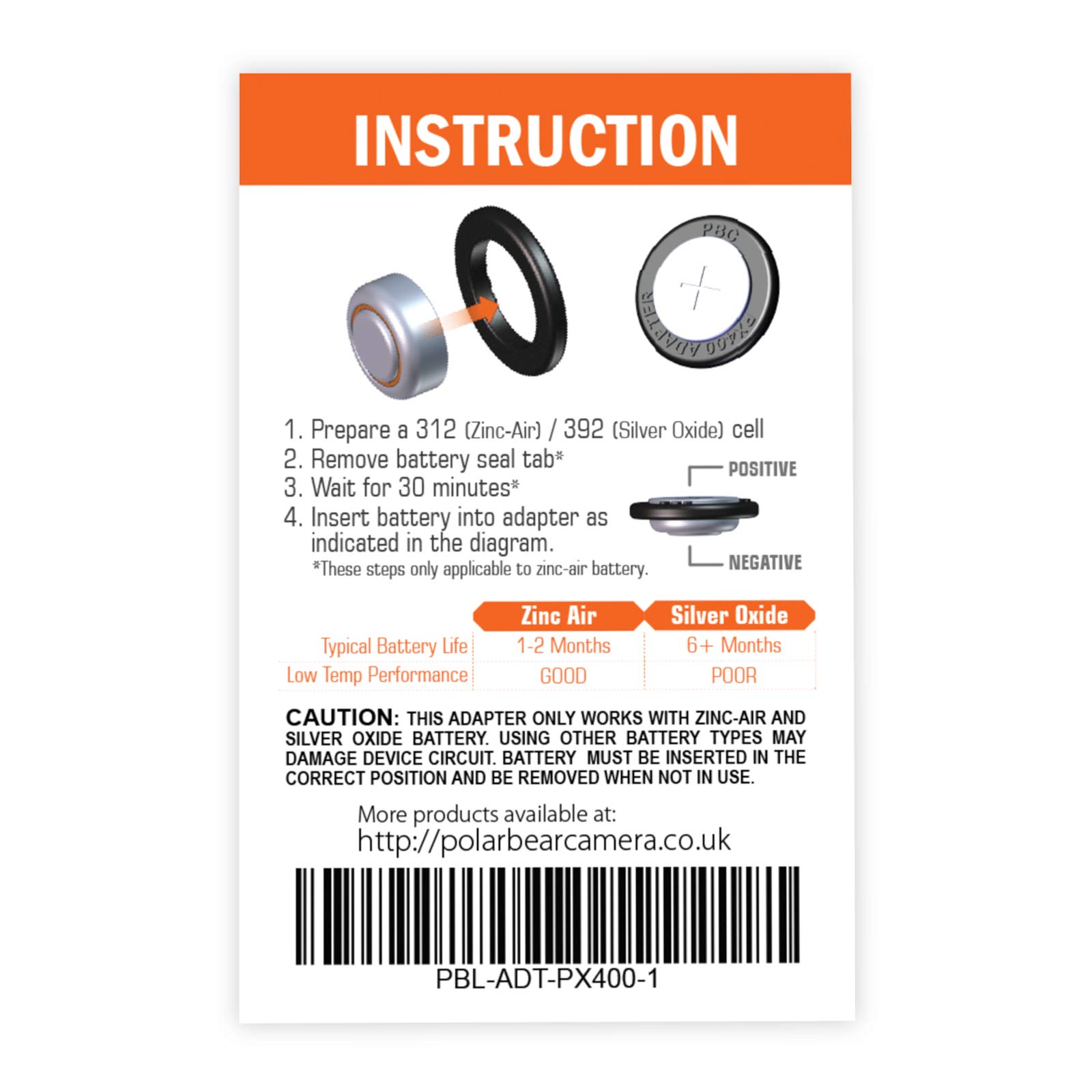 Adattatore Fotocamera PX-400 - Sostituisce Celle Mercurio 1,35V Per Pentax Spotmatic - Foto 2