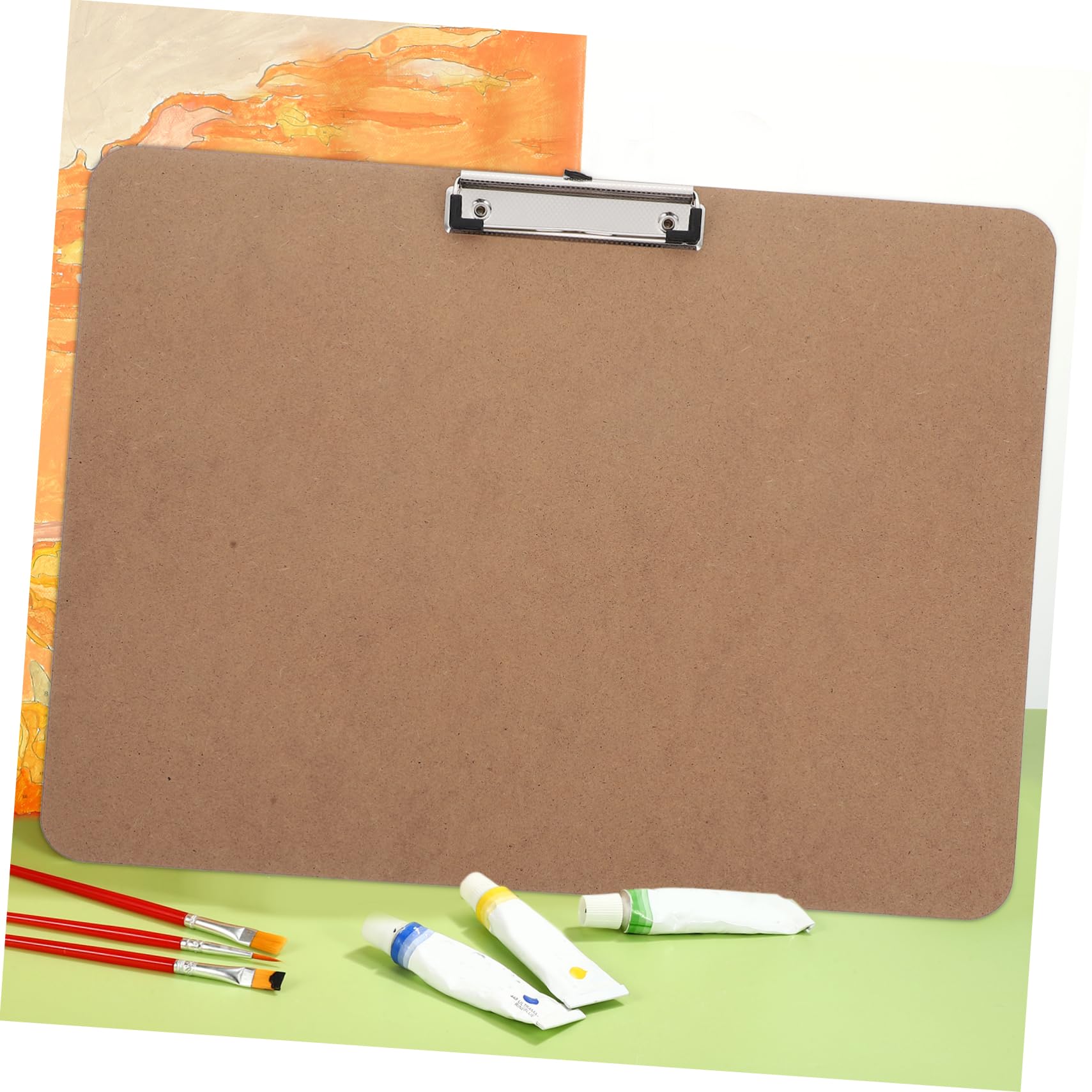 Presse-papiers Horizontal A3 2 Pièces en Mdf Pinces en Acier Inoxydable