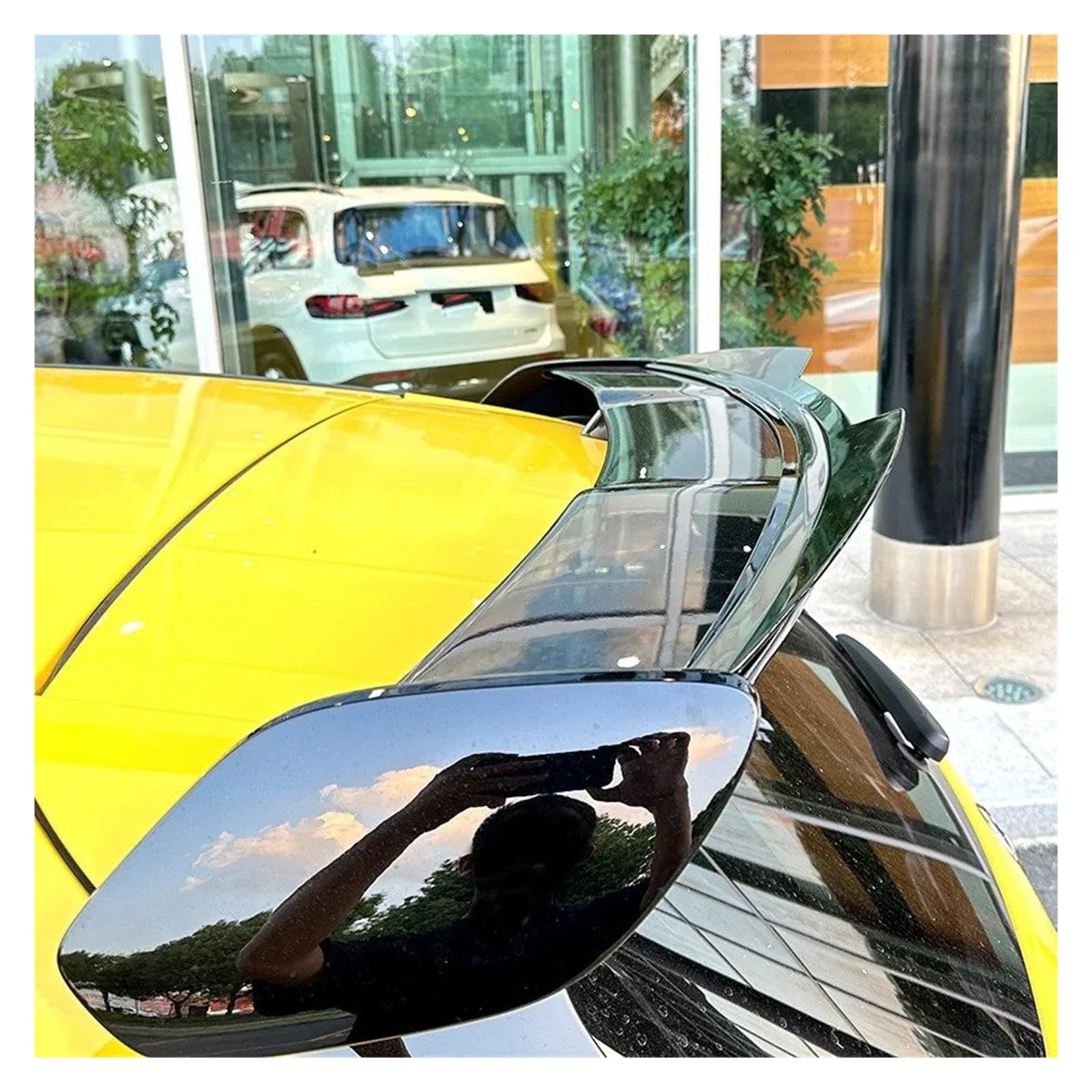 Spoiler Posteriore In ABS Per Classe A W177 AMG-Line 2018+ | Ala Bagagliaio Nero Lucido Aerodinamico