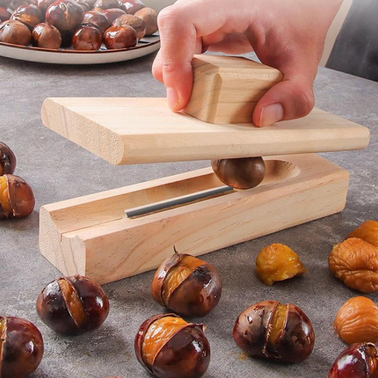 Chestnut Clip Chestnut Peeler Walnut Cracker Nutcracker Tool image 4