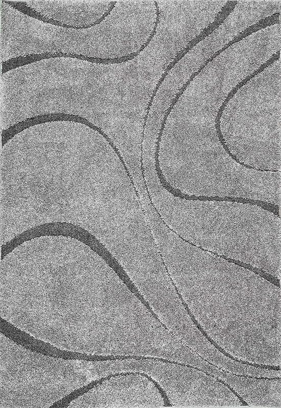 Image of FIASCO Shaggy Carpet Ultra Soft Microfiber | 2 Inches Pile Height Back in Canvas Shaggy Carpet for Living Room | Bedroom | Hall | Guest Room | 9x12 Feet Grey & Dark Grey