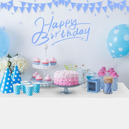 Miniatura 5 de Paquete de 16 manteles de plástico blanco para mesas rectangulares, manteles decorativos desechables blancos de alta calidad para fiestas, manteles