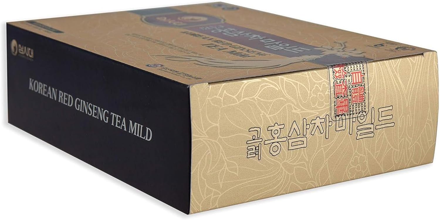 SAMSIDAE Korean Panax Red Ginseng Instant Tea, Box of 50 Sachets, Improves Blood Circulation, Intellectual Performances and Memory, stimulates Energy - Image 3