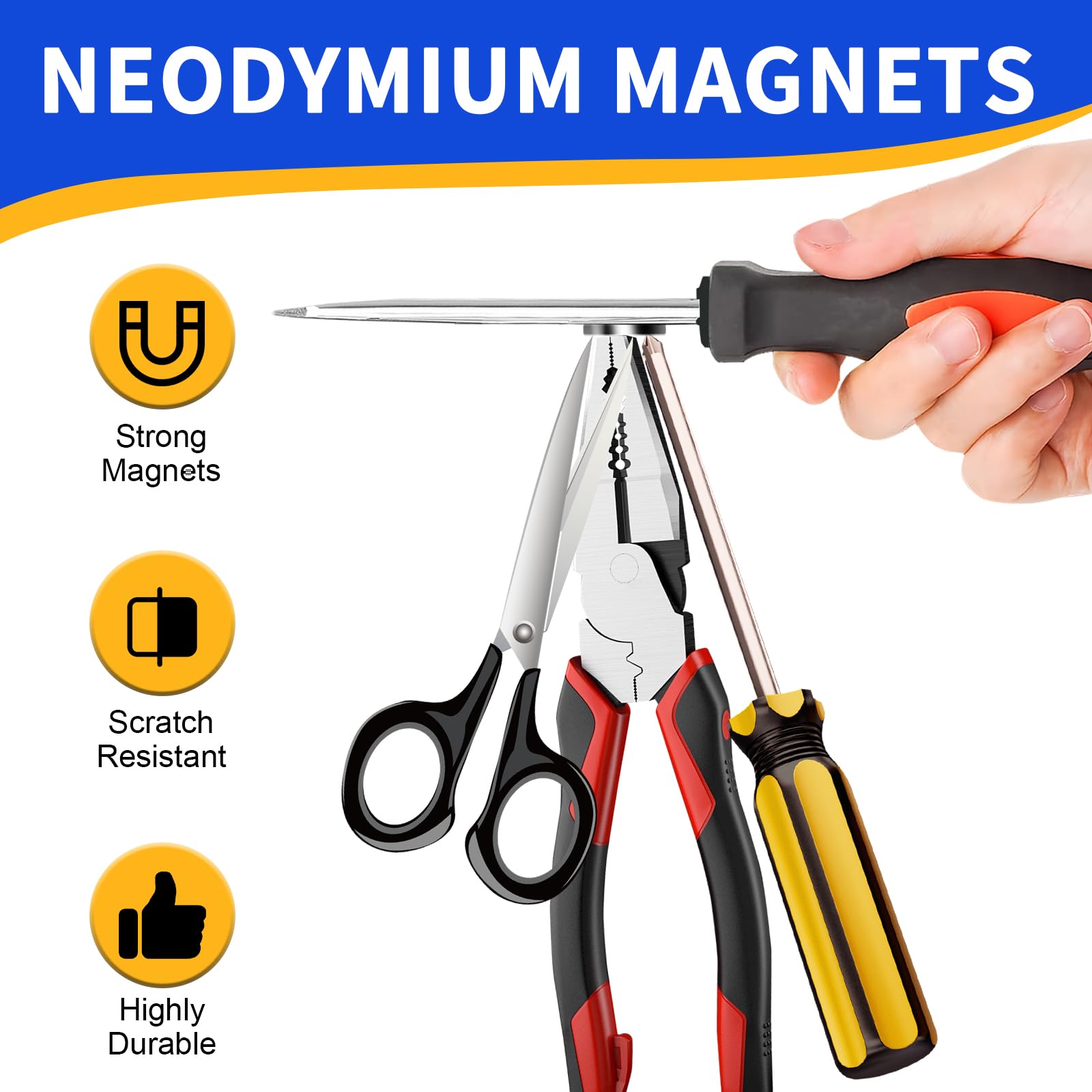 Round Magnets, 6x3mm Neodymium Magnet for Crafts, 150 Pack — Amazon image 3