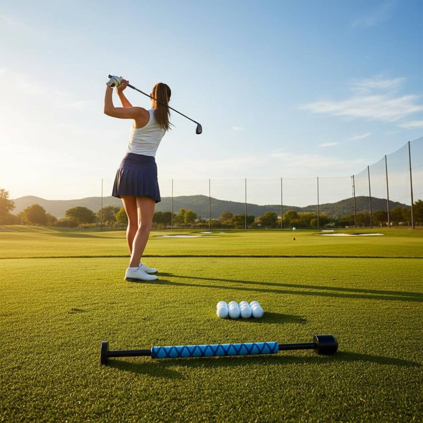 kowaku Golf Swing Leggero Correttore Swing Golf Antiscivolo Attrezzatura Sportiva per Campo Pratica